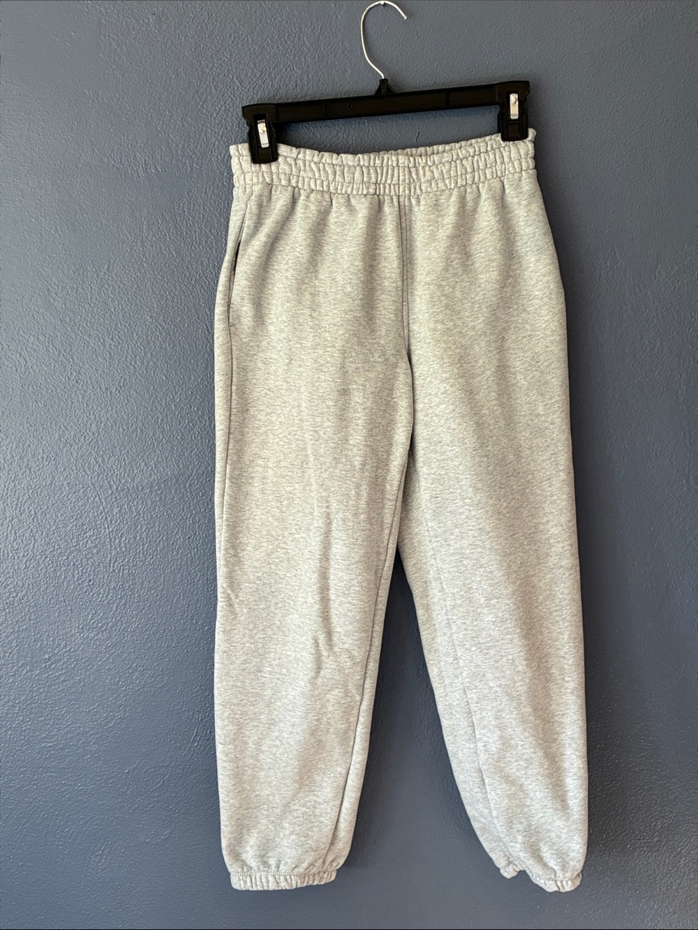 Athleta Girl Gray Elastic Waist Jogger Sweatpants Large 12